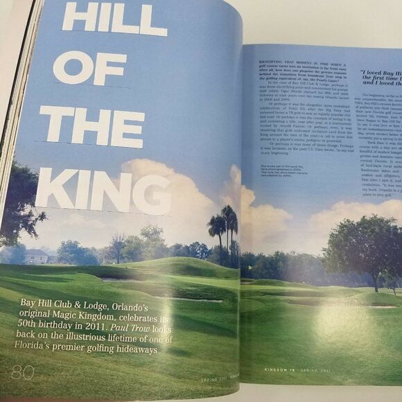 Arnold Palmer PGA Autographed Kingdom Magazine - Picture 6 of 10